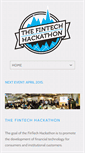 Mobile Screenshot of fintechhack.com